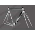 Track Series Keirn-Pro Polished Raw Bicycle Frame (49 Cm)